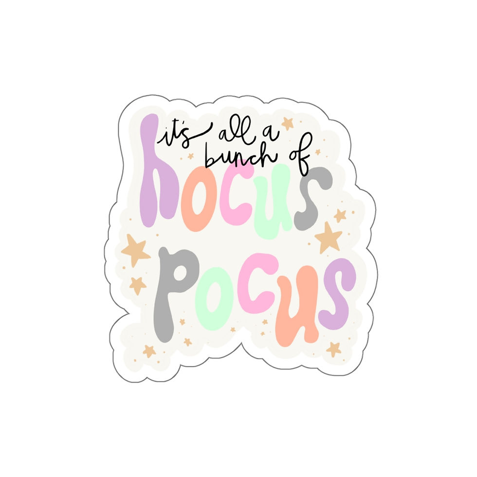 Thumbnail: Hocus Pocus Die-Cut Stickers