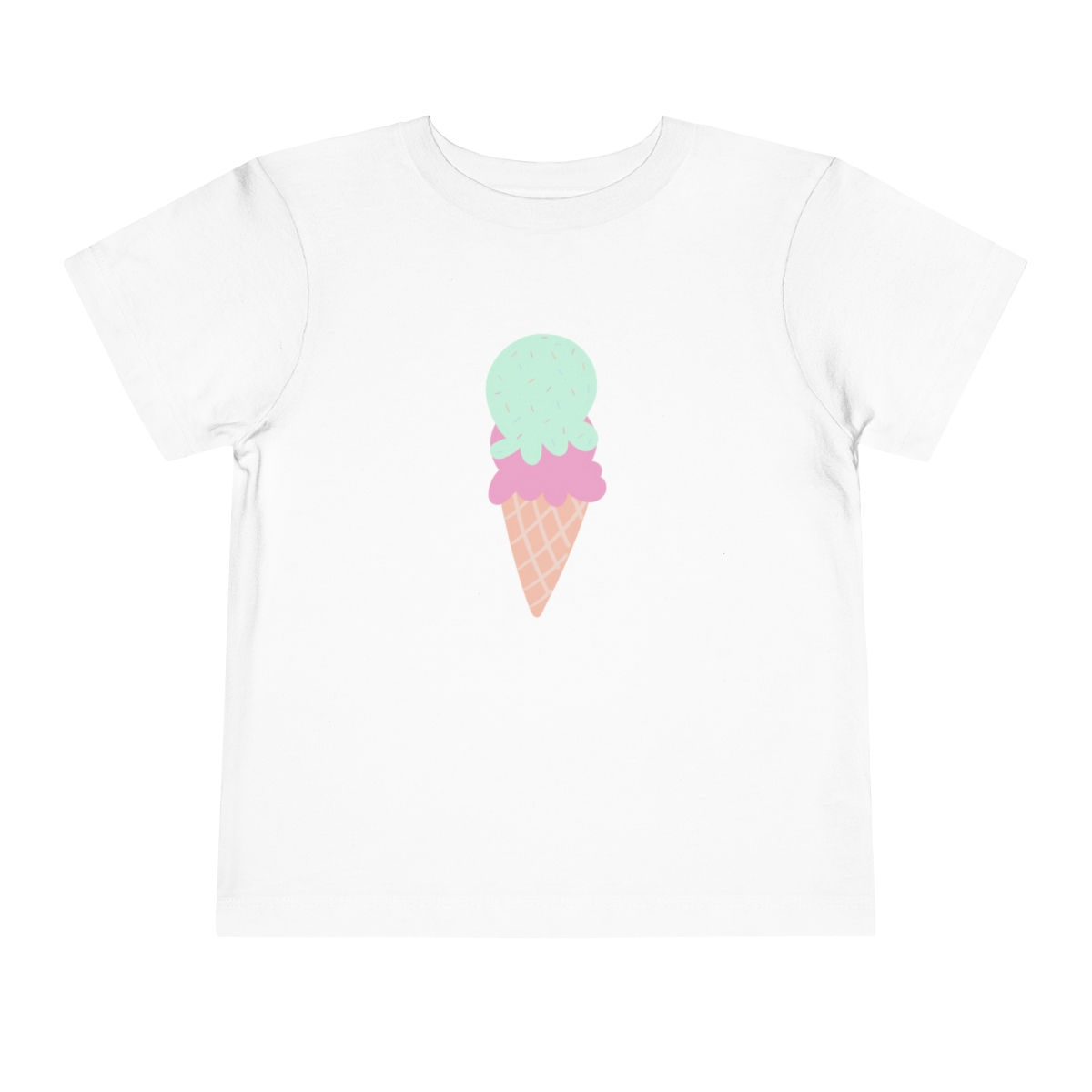 Toddler Bluey Ice Cream Short Sleeve Tee