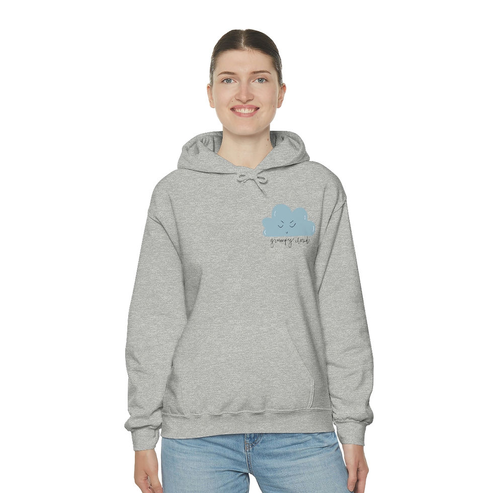 Thumbnail: Unisex Grumpy Cloud Heavy Blend™ Hooded Sweatshirt