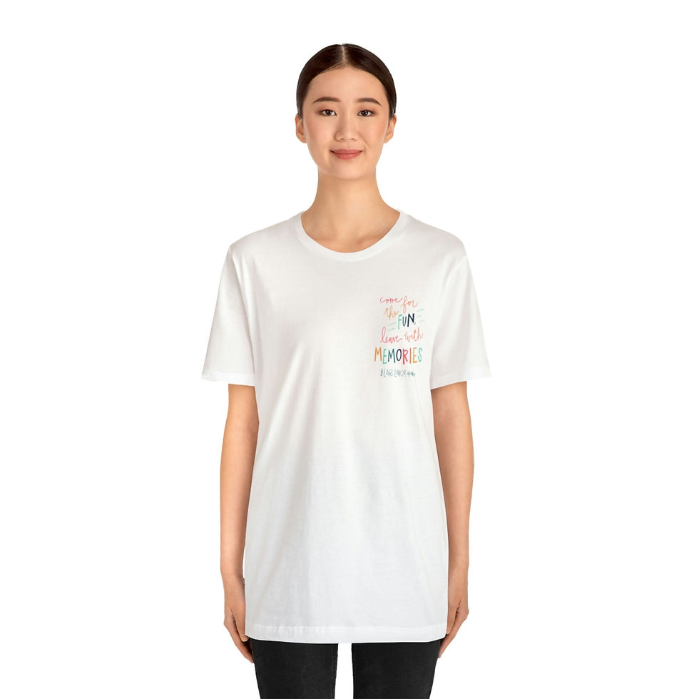 Thumbnail: Unisex Fun & Memories Jersey Short Sleeve Tee