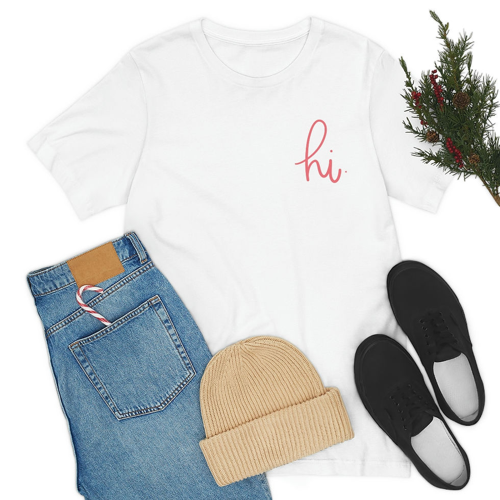 Thumbnail: Unisex HI Jersey Short Sleeve Tee