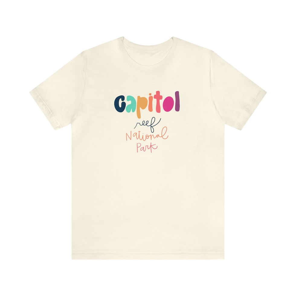 Thumbnail: Unisex Bubble Capitol Reef NP Jersey Short Sleeve Tee