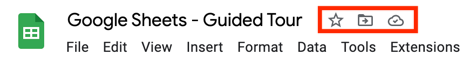 Saved Google Sheet Options