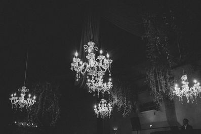 Decorations in a luxury wedding in Casa Santo Domingo, the finest wedding venue in Antigua Guatemala.
