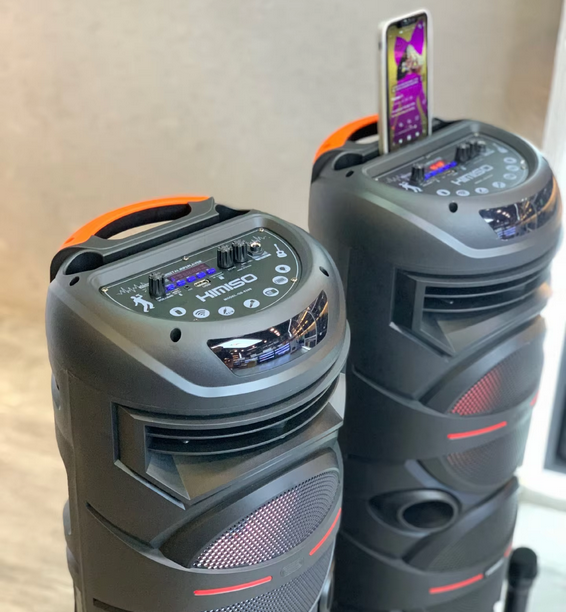 Μικρογραφία: Φορητό ηχείο subwoofer με μικρόφωνο – QS-8208 – KMS
