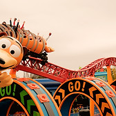 Slinky Dog Dash rollercoaster