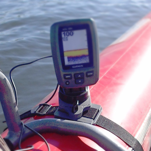 Pontoon Fishfinder mount for personal pontoon boats