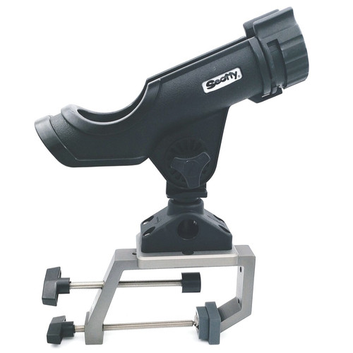 ClampOn Rod Holder with Scotty 230 Power Lock Rod Holder