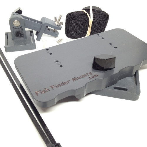 Pontoon Fishfinder mount for personal pontoon boats