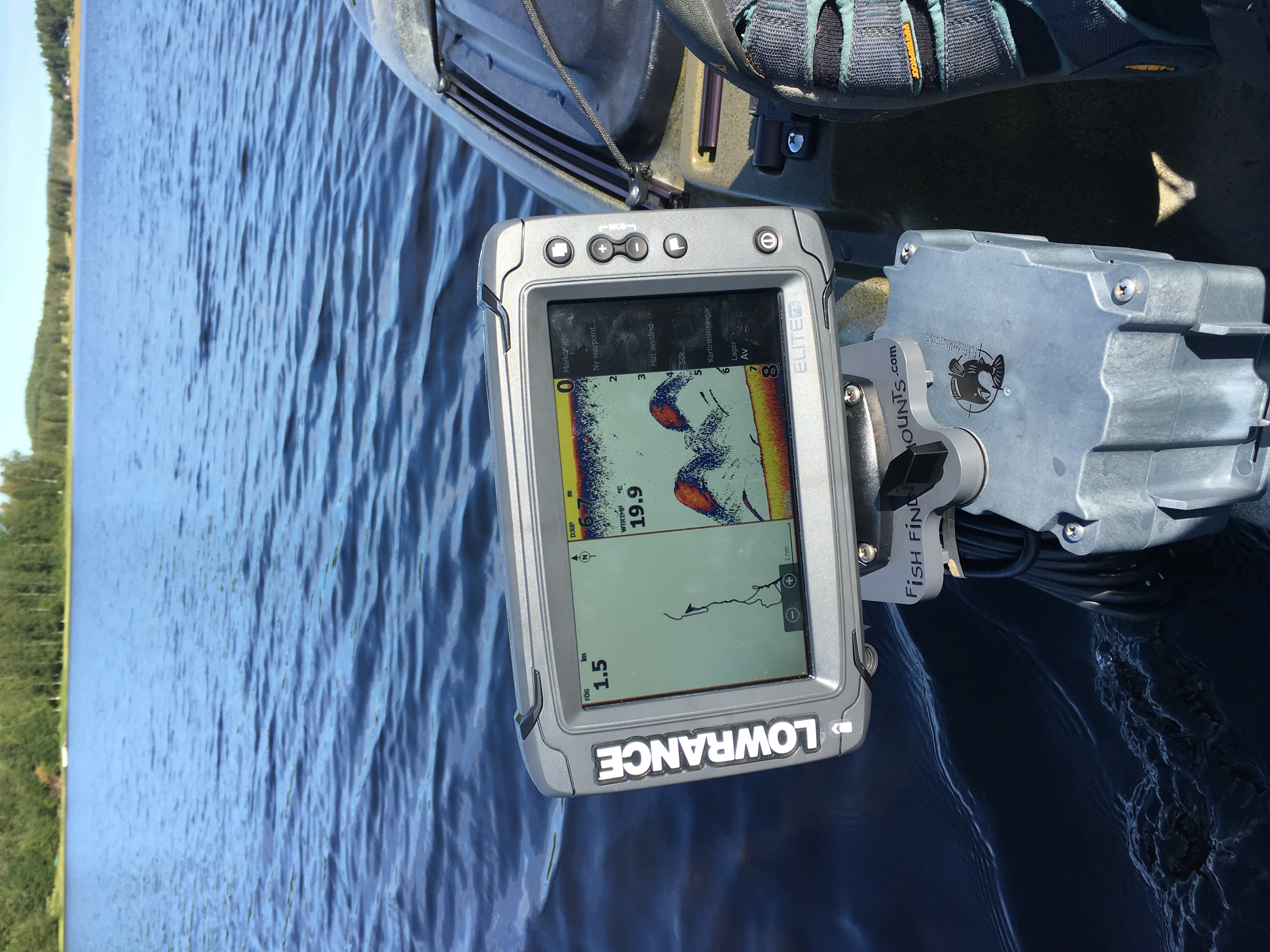 Native Slayer kayak fish finder