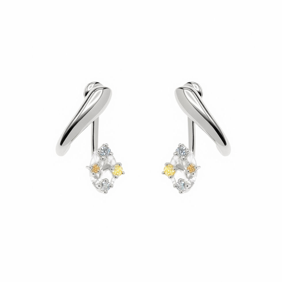 Thumbnail: Fiber D Earrings