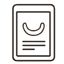 Icône illustrant la planification numérique d'un traitement orthodontique personnalisé à partir des données cliniques du patient.