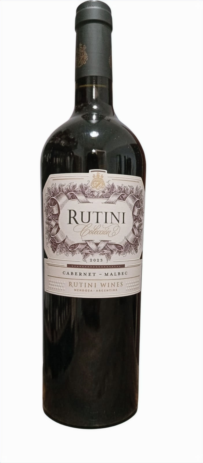 Botella de vino tinto Rutini Colección Cabernet Malbec 2023 Rutini Wines