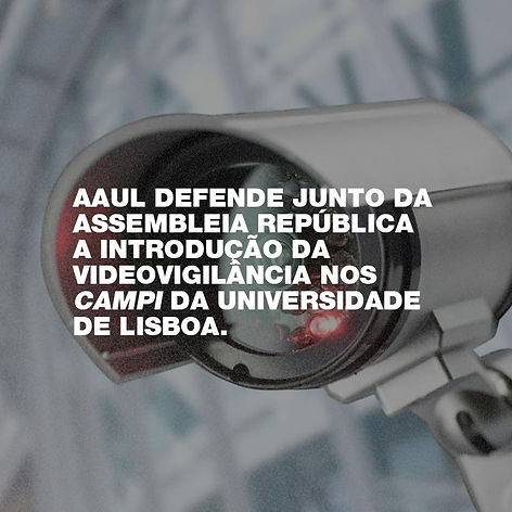 Introdução da videovigilância nos campi da UL