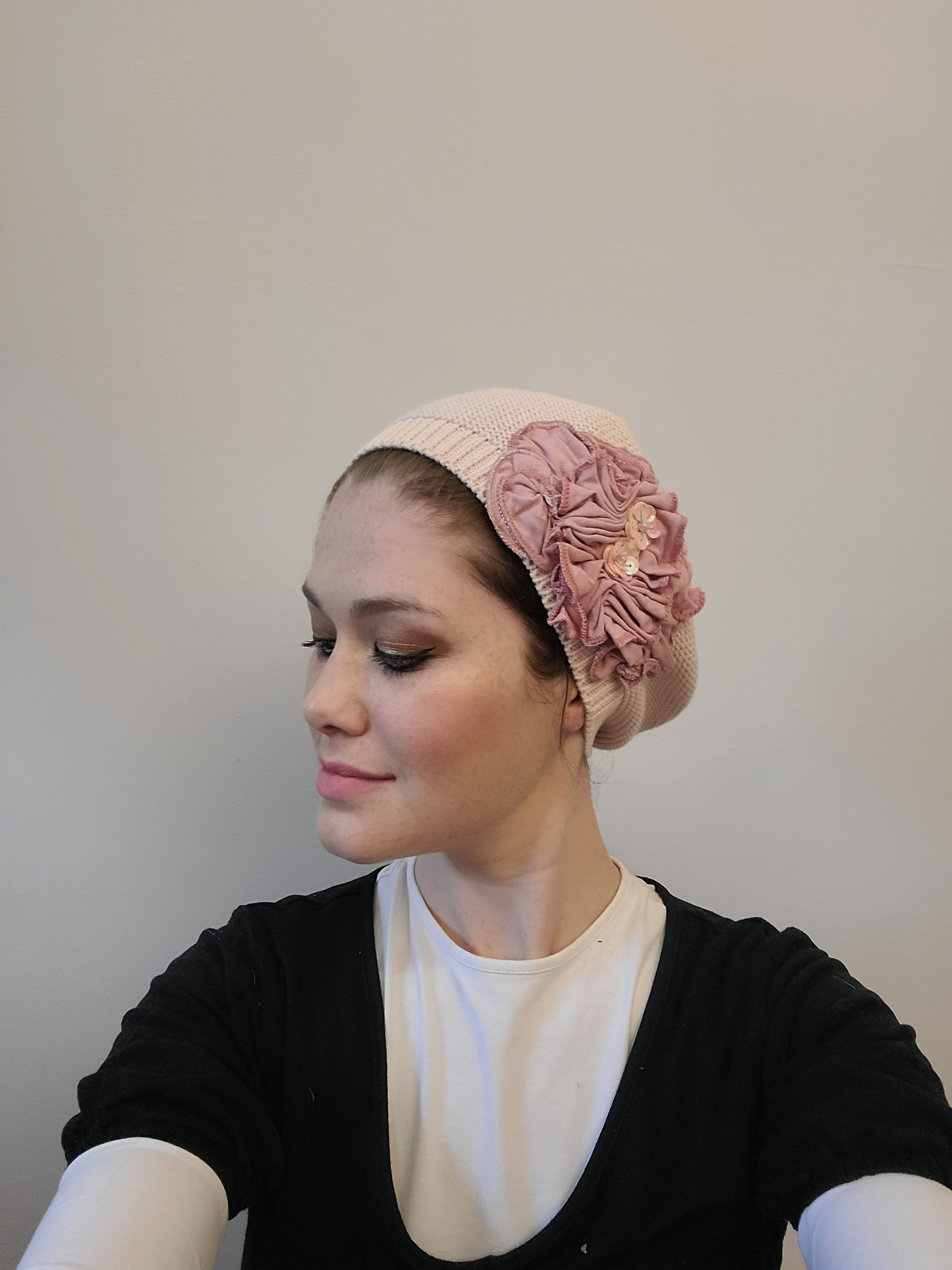 Light Pink French Beret