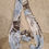 Thumbnail: Light Blue Printed Long Scarf with Side Ruffles