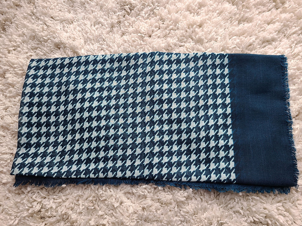 Thumbnail: Houndstooth Cotton Square Tichels