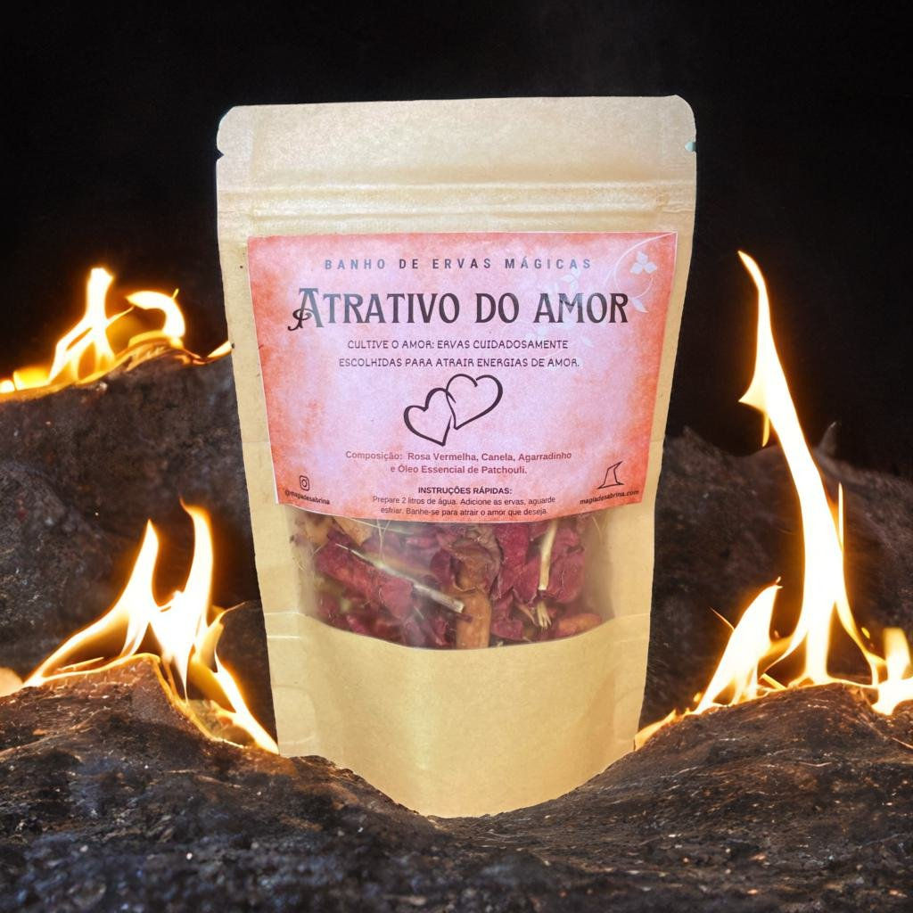 Atrativo do Amor - Banho de Ervas Mágicas