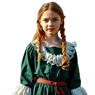 girl dressed in medieval dress.png