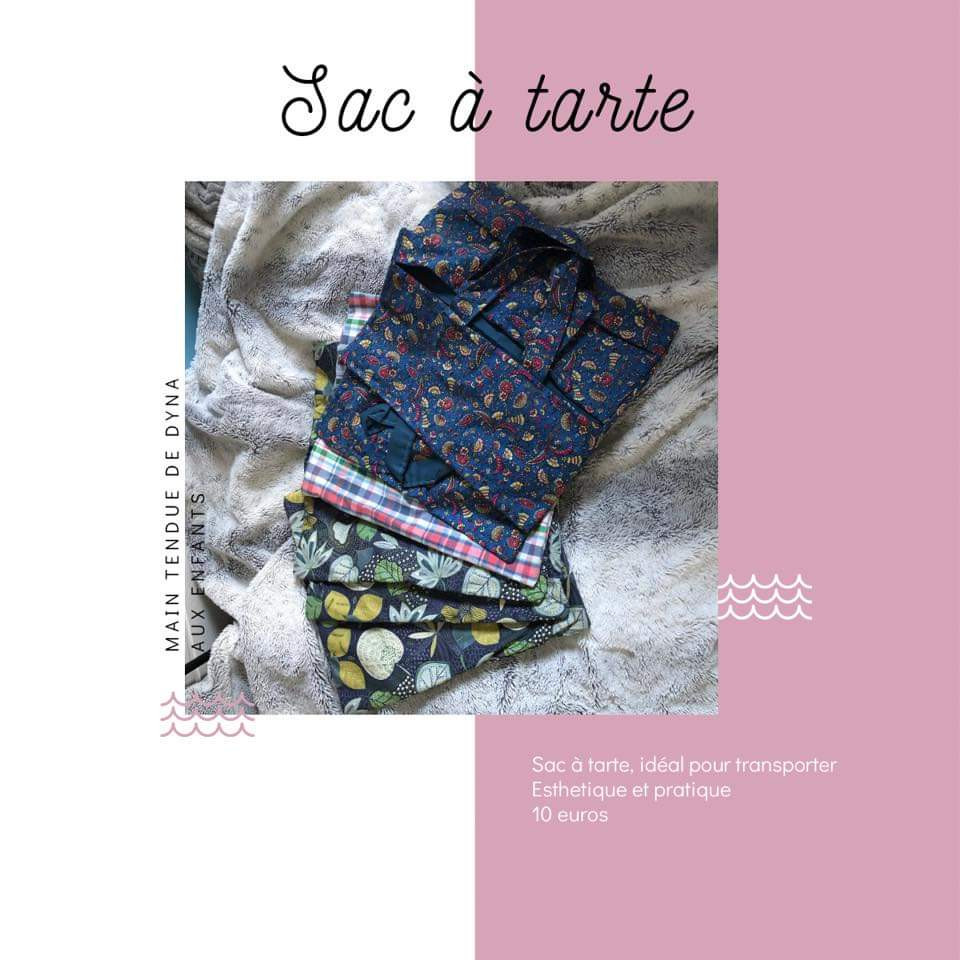 Sac pour le transport des tartes