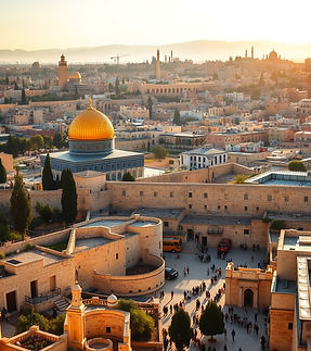 _A breathtaking panoramic view of Jerusa