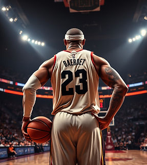 A super realistic image of a tall, muscu