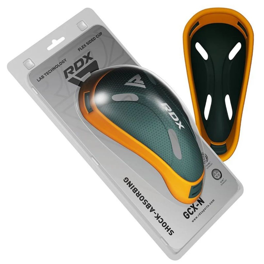 RDX CX POLYGEL GROIN CUP - ORANGE