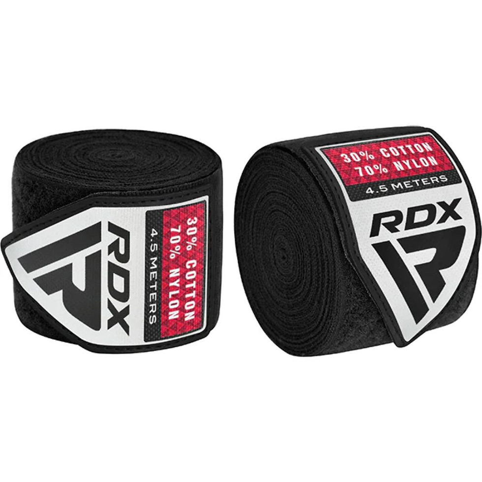 Miniatura: RDX RB HAND WRAPS - BLACK
