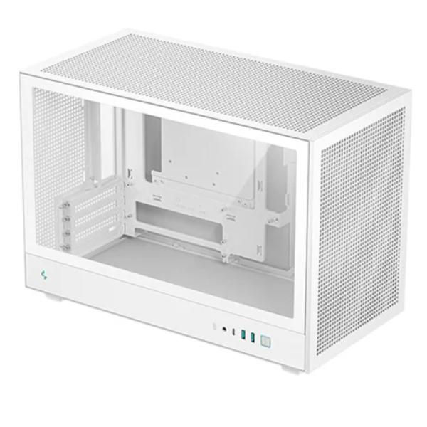 Miniatura: CASE RGB DEEPCOOL CH260 WH MINI TOWER SIN VENTILACIÃN INCLUIDA CON VIDRIO