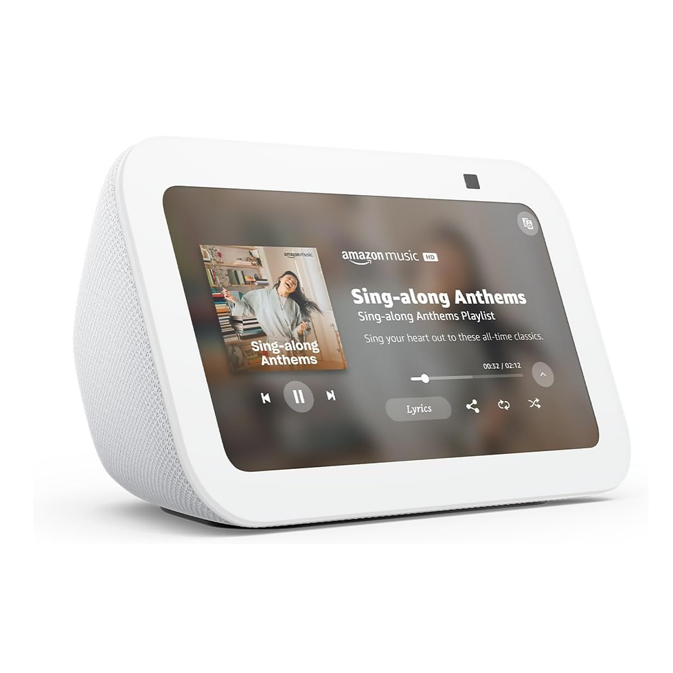 AMAZON ECHO SHOW 5 (3RA GEN) ALEXA 5.5" CAMARA 2MP WIFI BLUETOOTH BLANCO