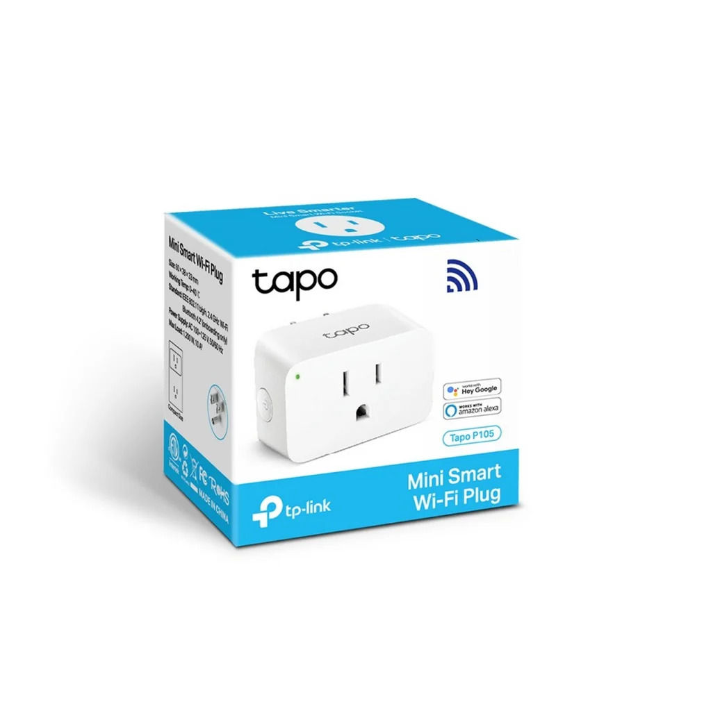 TP-LINK MINI SMART WI-FI PLUG- (NEG-ESP) TAPO P105(1-PACK)