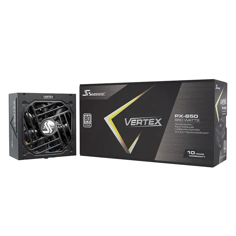 Miniatura: FUENTE DE PODER SEASONIC VERTEX PX-850 850W 80 PLUS PLATINUM FULL MODULAR ATX