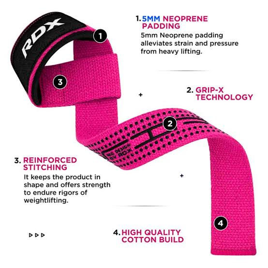 Miniatura: RDX S4 STRAPS - PINK PLUS