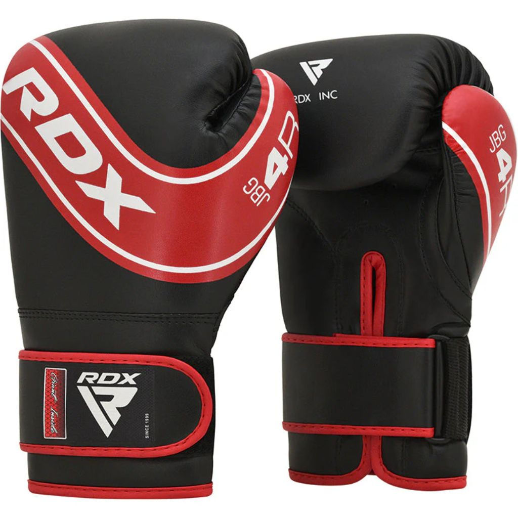 RDX 4B ROBO KIDS BOXING GLOVES - RED - 6OZ