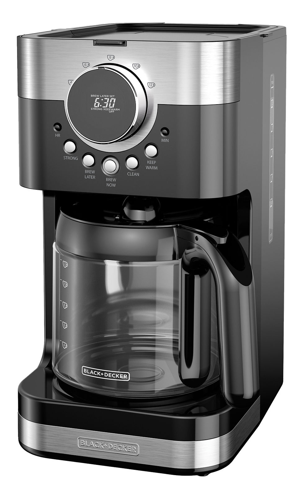 Miniatura: BLACK + DECKER CAFETERA 12 TAZAS INOX DIGITAL CM4200S-LA