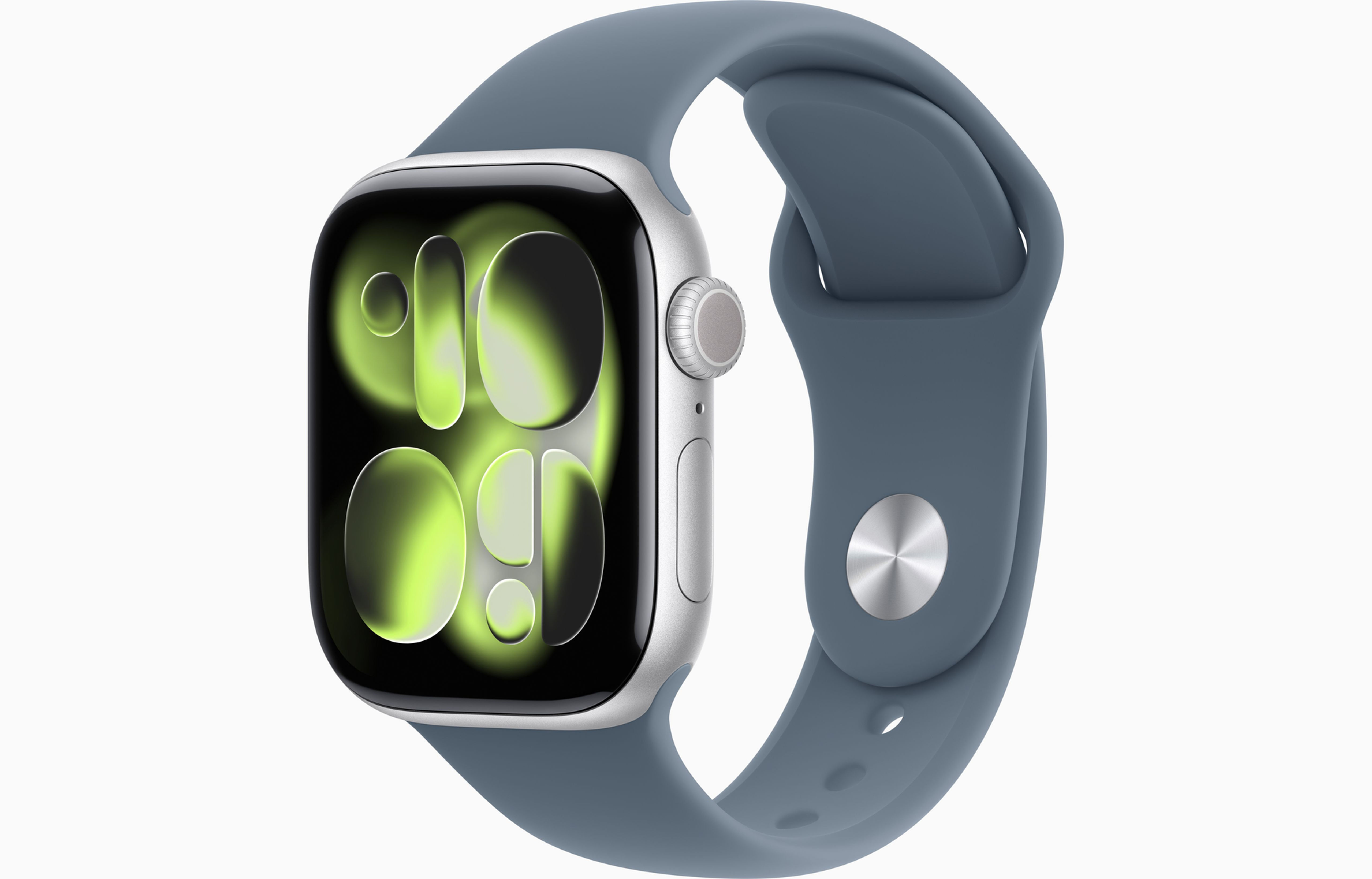 APPLE WATCH SERIES 11 ALUMINUM FINISH - SILVER 42MM SPORT BAND-COLOR - ANCHOR