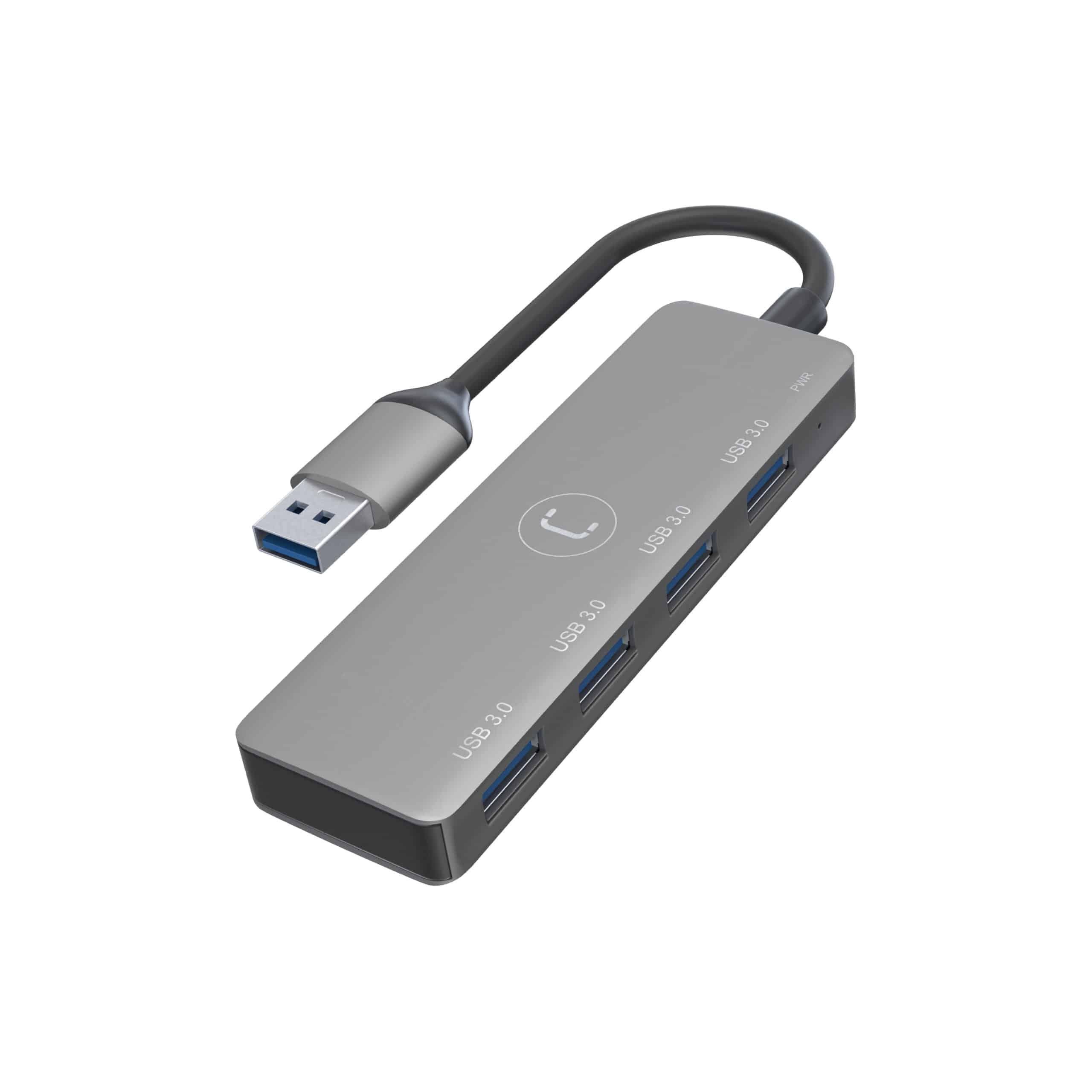 HUB USB UNNO TEKNO 4 PUERTOS USB 3.0