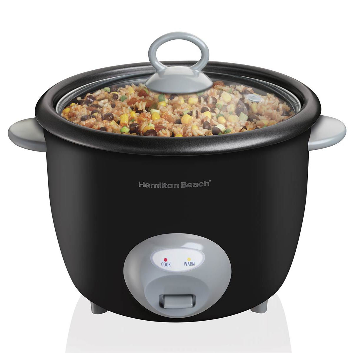HAMILTON 
BEACH HB 20 CUP BLK GLASS LID RICE CKR 37542 BLACK