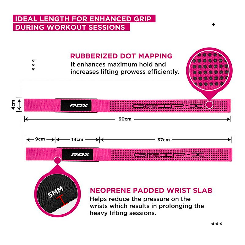 Miniatura: RDX S4 STRAPS - PINK PLUS