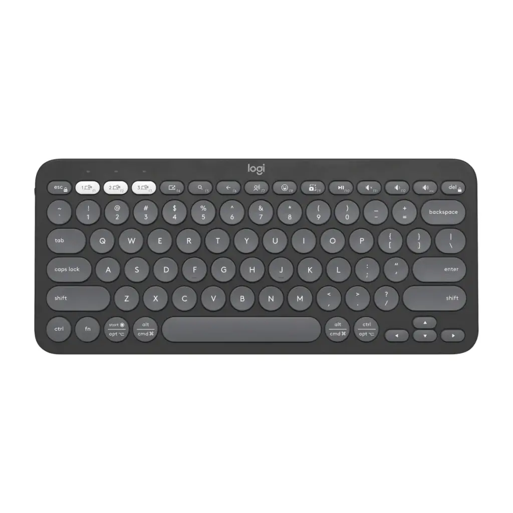 TECLADO LOGITECH PEBBLE KEYS 2 K380S INALAMBRICO SLIM ESPAÃ±OL GRAFITO