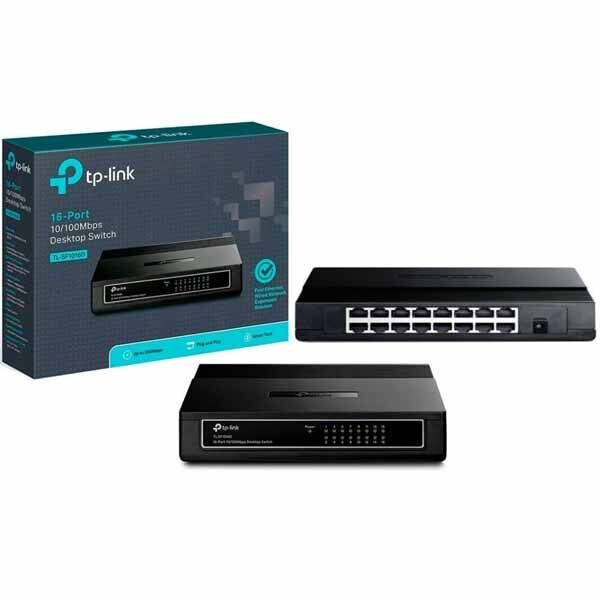 Miniatura: SWITCH TP-LINK 16 PUERTOS 10/100 MBPS