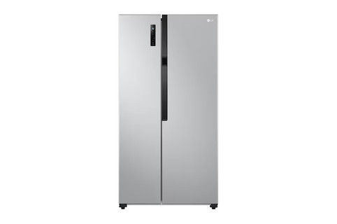 LG REFRIGERADOR SIDE BY SIDE 18 PIES COLOR PLATEADO GS51BPP