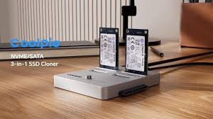 CLONADOR SSD COOLPIE CR311 USB 3.2 NVME/SATA 2.5"/3.5"