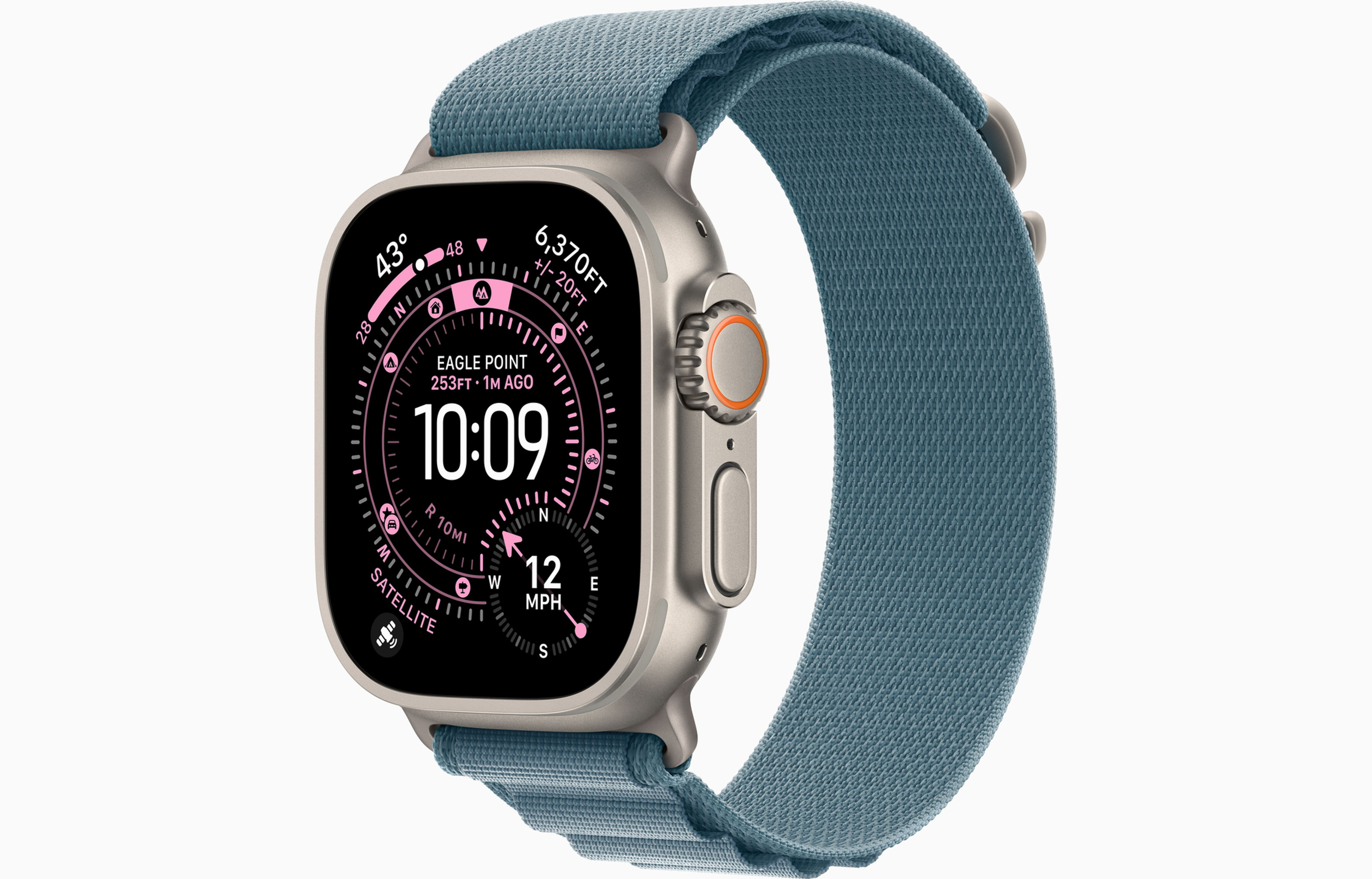 APPLE WATCH ULTRA 3 FINISH - NATURAL ALPINE LOOP-COLOR - LIGHT BLUE
