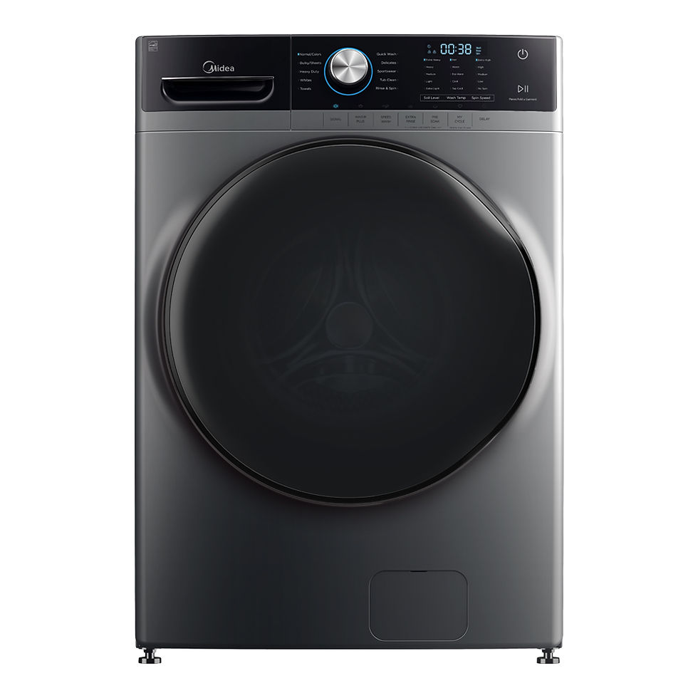 Miniatura: MIDEA LAVADORA CARGA FRONTAL DE 21 KG PLATEADO MH04W45/S-CA
