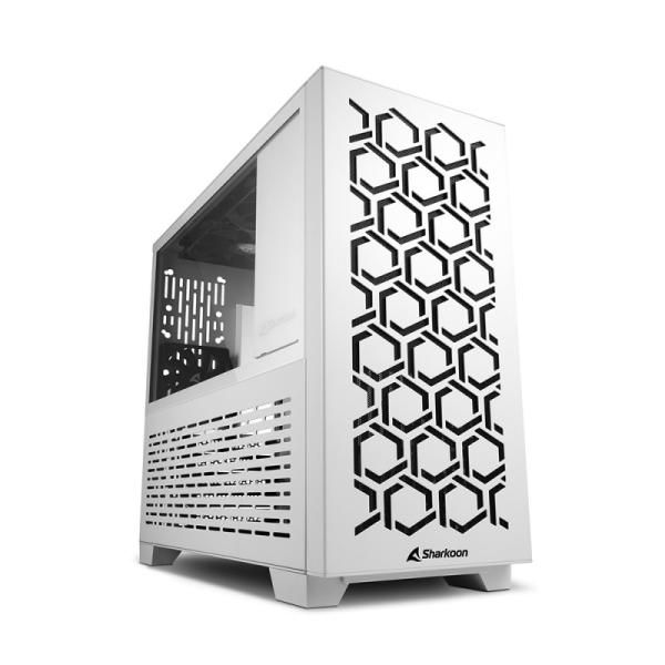 Miniatura: CASE SHARKOON MS-Y1000 MINI TOWER 1 VENTILADOR DE 80MM Y 3 DE 120MM CON VIDRIO