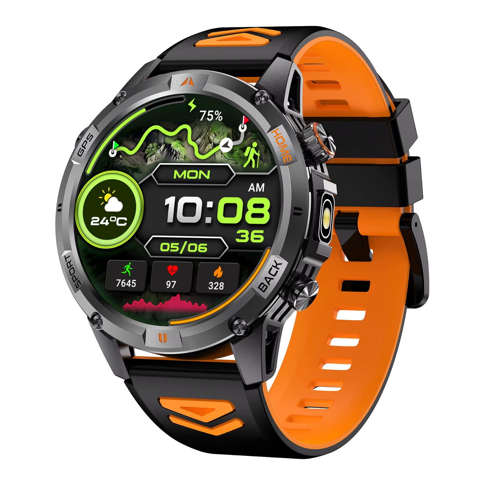 YK15 SMART WATCH - NARAJA/NEGRO