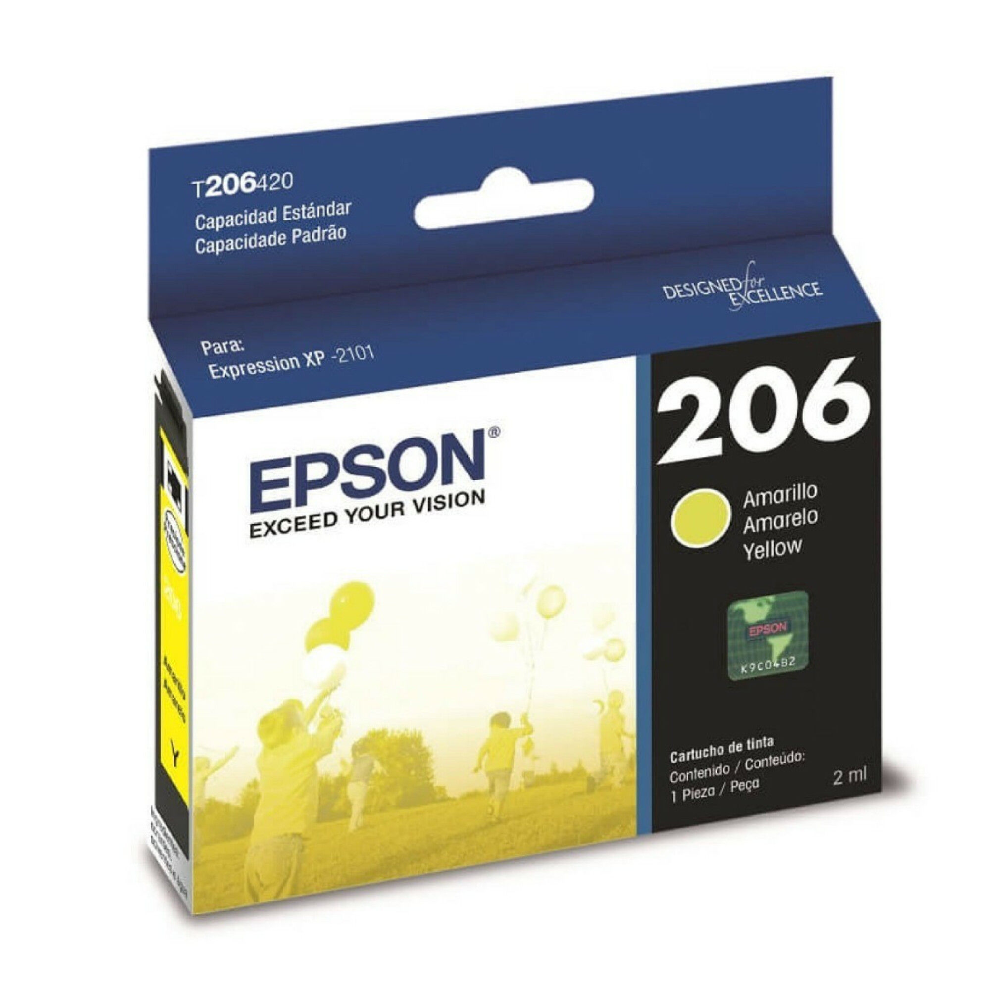 EPSON CARTUCHO T206420-AL 206 YELLOW XPRESSION XP-2101