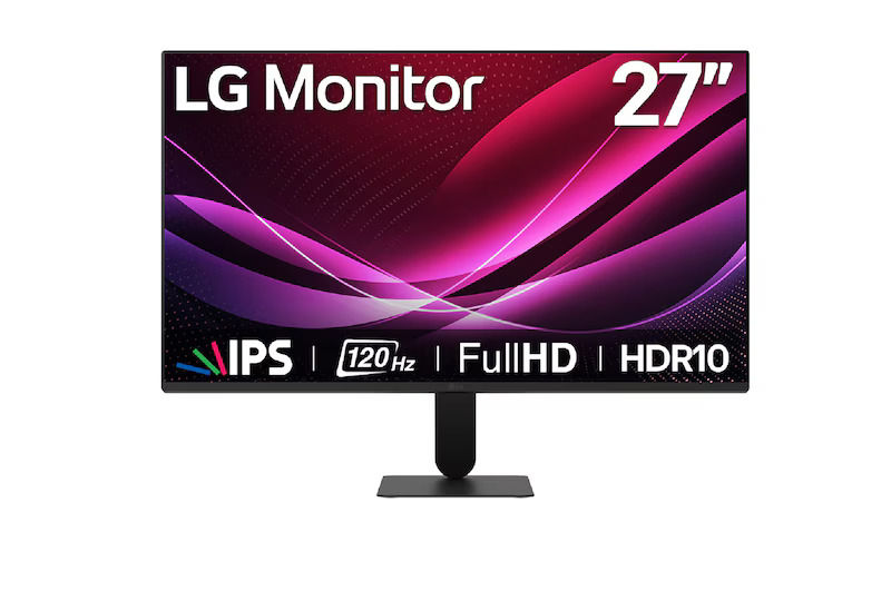 LG MONITOR IPS FULL HD DE 27" CON 120HZ Y DISEÑO SIN BORDES - 27U411B