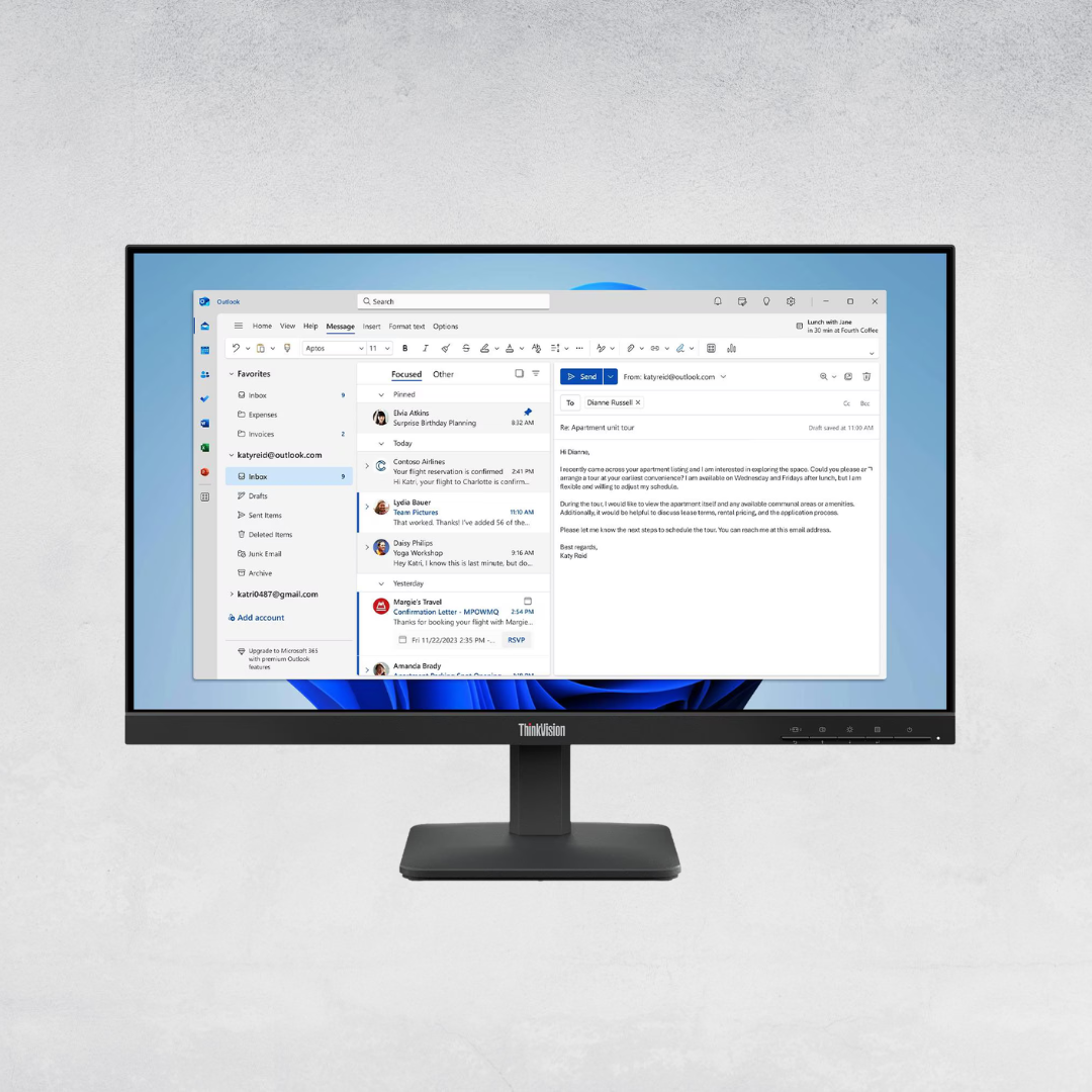 MONITOR LENOVO S24-4E FHD 1XHDMI 1XVGA